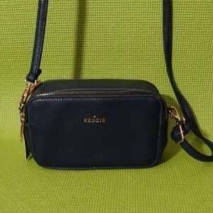 Kedzie Elegant Black Crossbody Bag
